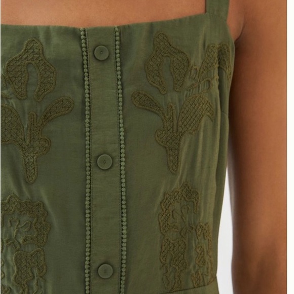 Anthropologie NWT Embroidered Mini Dress Size XL. - Picture 5 of 10